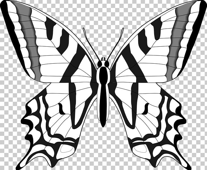 Monarch Butterfly Black And White PNG, Clipart, Arthropod, Black, Black Butterfly, Brush Footed Butterfly, Butter Free PNG Download