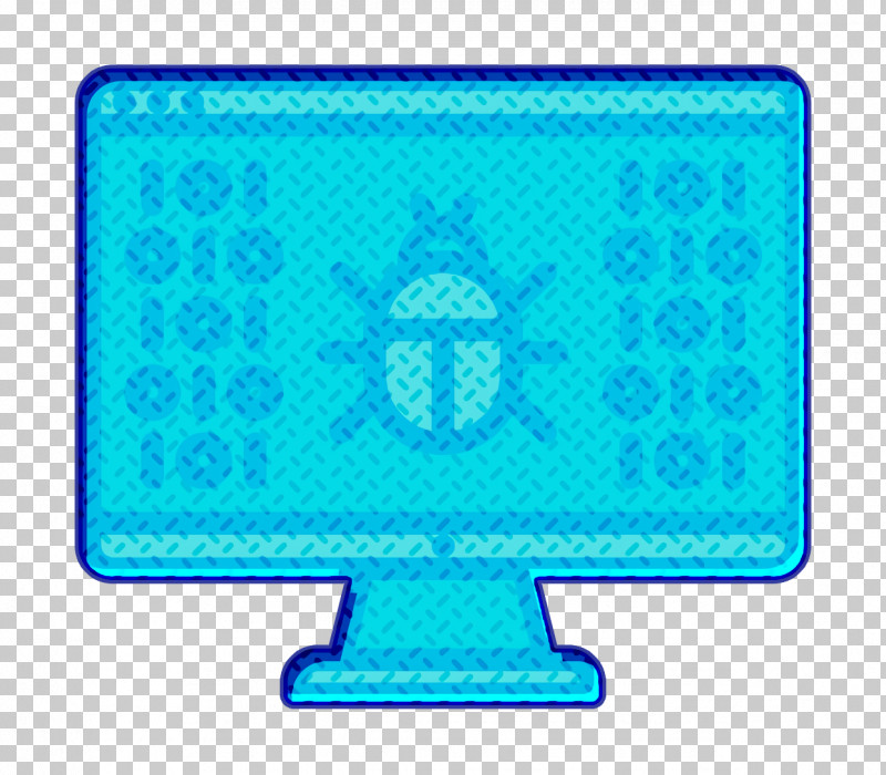 Virus Icon Data Protection Icon Hacker Icon PNG, Clipart, Aqua, Data Protection Icon, Electric Blue, Hacker Icon, Rectangle Free PNG Download