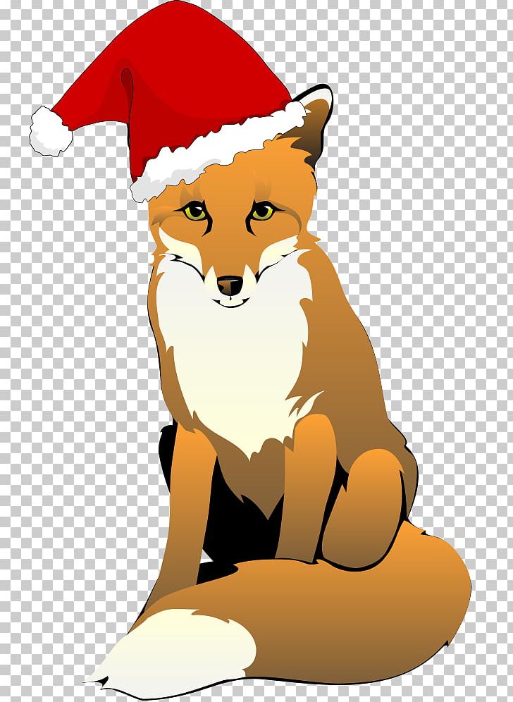 Santa Claus T-shirt Red Fox Santa Suit Arctic Fox PNG, Clipart, Carnivoran, Christmas, Christmas Ornament, Dog Like Mammal, Drawing Free PNG Download