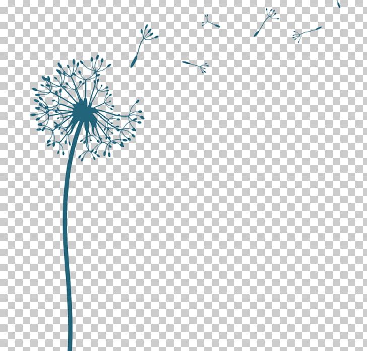 Common Dandelion Tattoo Drawing Wall Decal Idea PNG, Clipart, Abziehtattoo, Art, Blue, Branch, Common Dandelion Free PNG Download