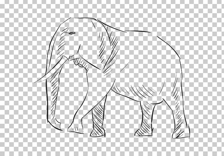 Indian Elephant African Elephant Drawing Silhouette PNG, Clipart, Animal Figure, Animals, Art, Artwork, Big Cats Free PNG Download