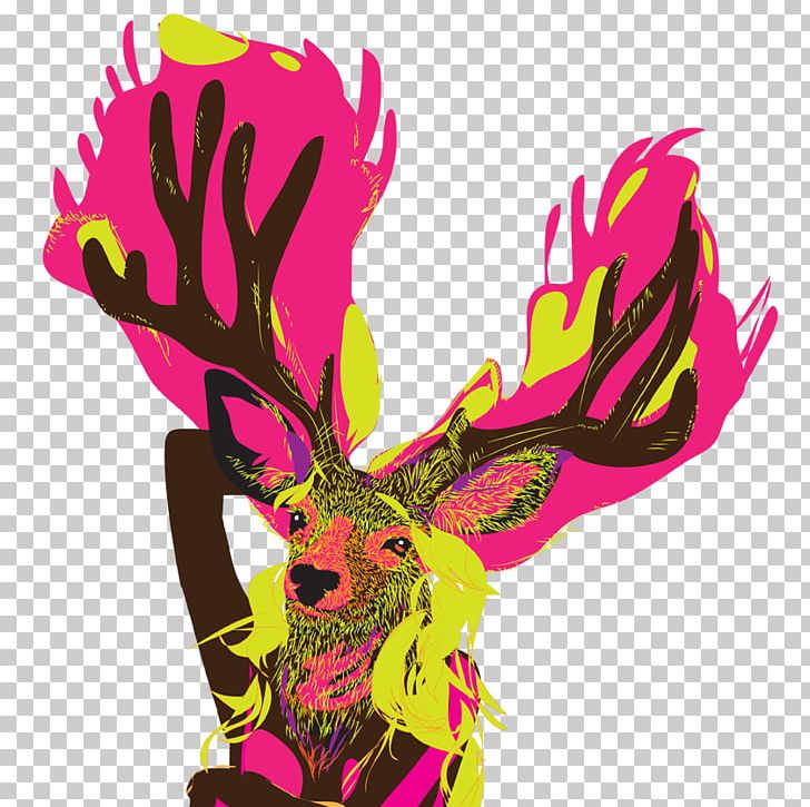 Deer Graphic Designer Illustrator PNG, Clipart, Animals, Antler, Art, Character, Deer Free PNG Download