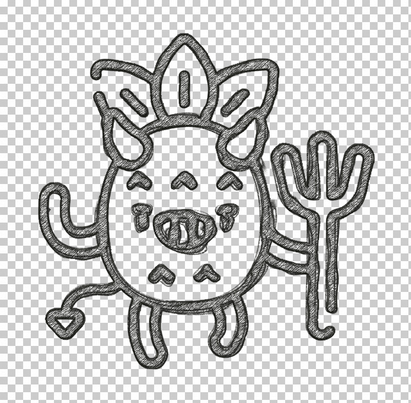 Pineapple Character Icon Devil Icon PNG, Clipart, Coloring Book, Devil Icon, Finger, Hand, Line Art Free PNG Download