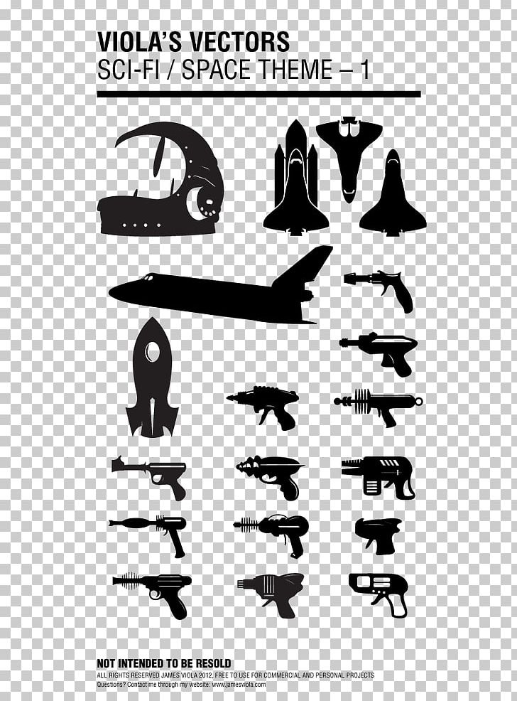 Graphics Science Fiction Raygun PNG, Clipart, Angle, Black And White, Blaster, Brand, Computer Icons Free PNG Download