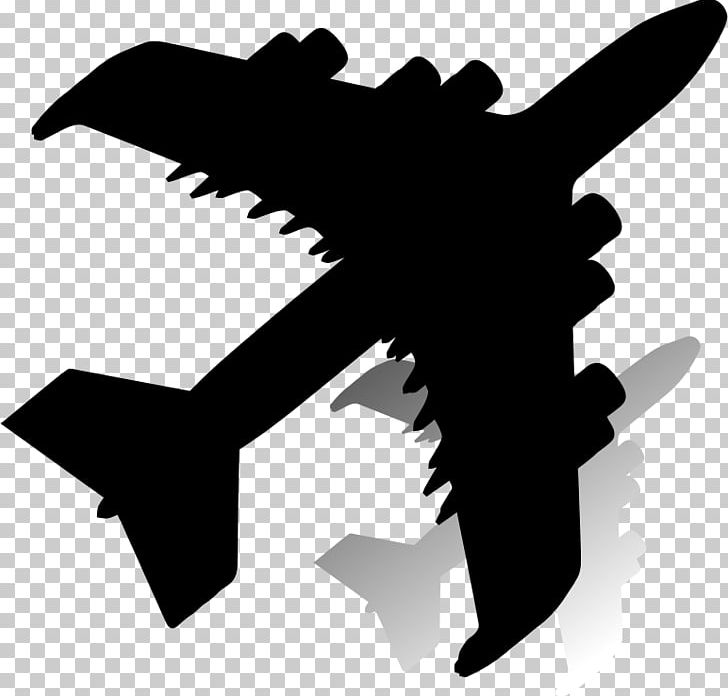 Airplane Silhouette PNG, Clipart, Airline Ticket, Airplane, Black, Black And White, Computer Icons Free PNG Download