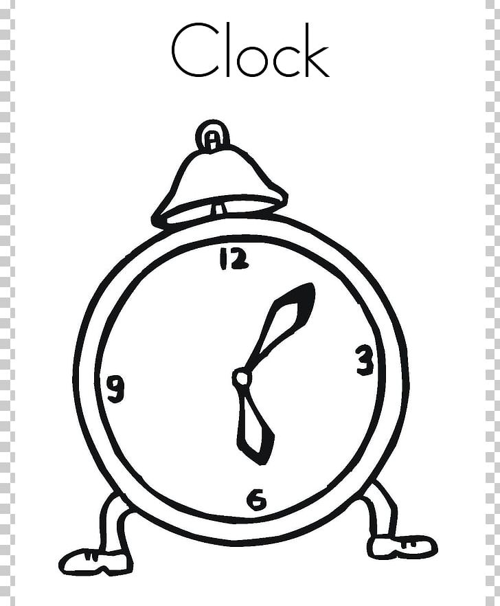 Alarm Clocks Coloring Book Table Cuckoo Clock PNG, Clipart, Angle, Area, Bed, Black And White, Book Free PNG Download