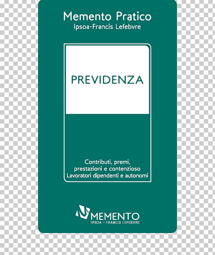 Memento Pratico IVA Memento Pratico Previdenza Ipsoa PNG, Clipart, 2016, 2017, 2018, Area, Brand Free PNG Download