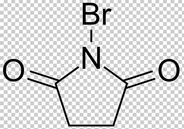 N-Bromosuccinimide N-Chlorosuccinimide Wohl–Ziegler Bromination Radical Substitution PNG, Clipart, Angle, Black, Black And White, Brand, Bromine Free PNG Download
