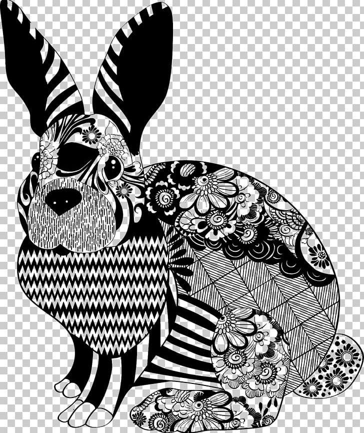 Domestic Rabbit Lionhead Rabbit Hare PNG, Clipart, Animal, Animals, Art, Black And White, Carnivoran Free PNG Download