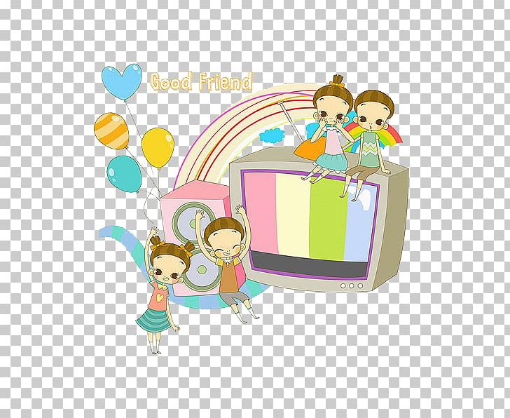 Television Illustration PNG, Clipart, Area, Art, Cartoon, Child, Children Free PNG Download