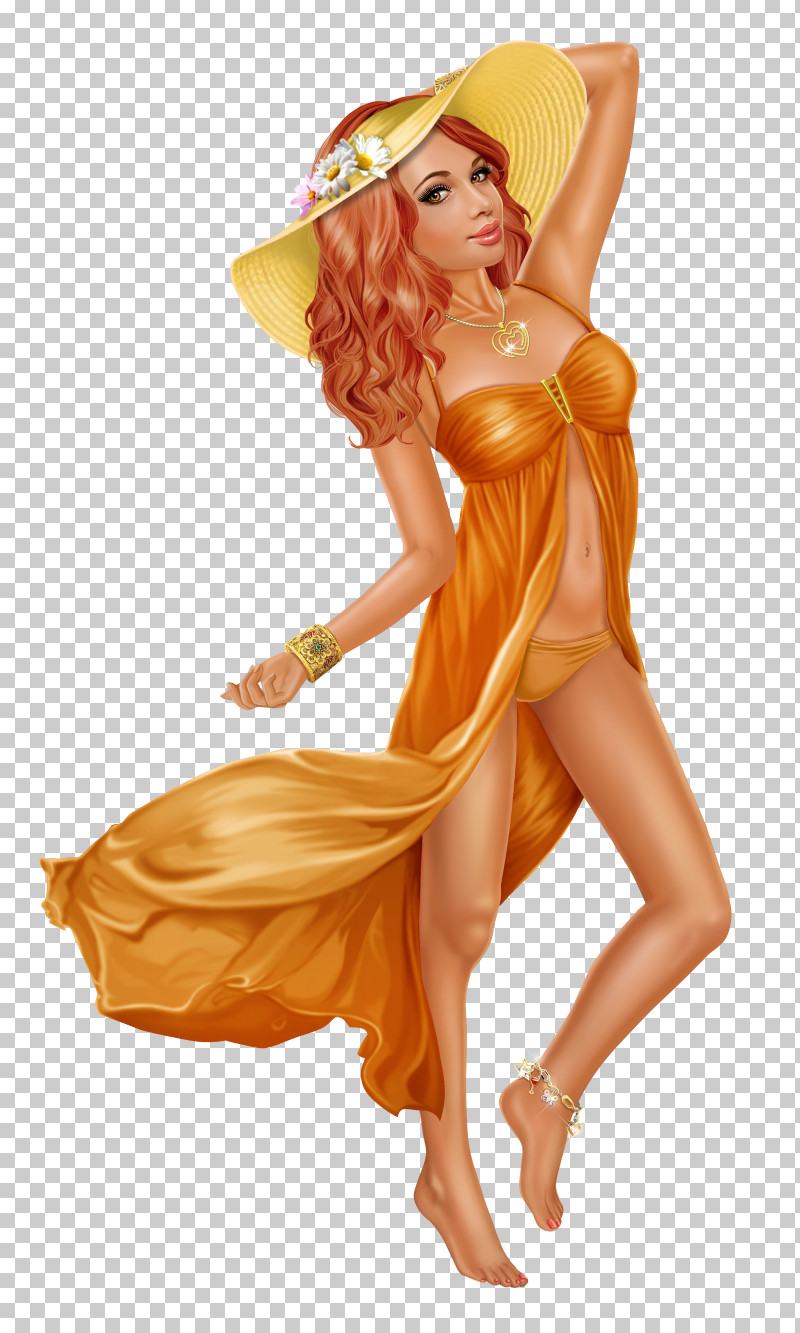 Orange PNG, Clipart, Costume, Costume Design, Long Hair, Orange Free PNG Download