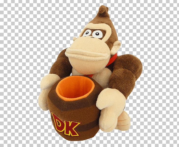 Donkey Kong: Barrel Blast Stuffed Animals & Cuddly Toys Donkey Kong Country: Tropical Freeze Luigi Plush PNG, Clipart, Cartoon, Diddy Kong, Donkey, Donkey Kong, Donkey Kong Barrel Blast Free PNG Download