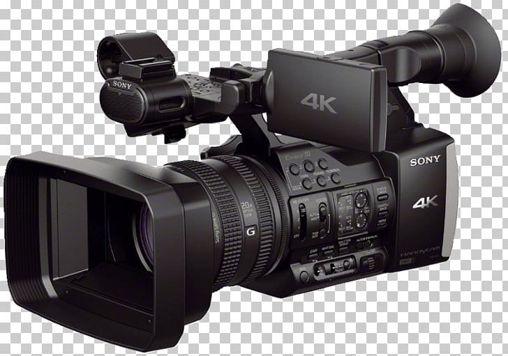Sony Handycam FDR-AX1 4K Resolution Video Cameras PNG, Clipart, 4 K, Angle, Camera Lens, Handycam, Lens Free PNG Download