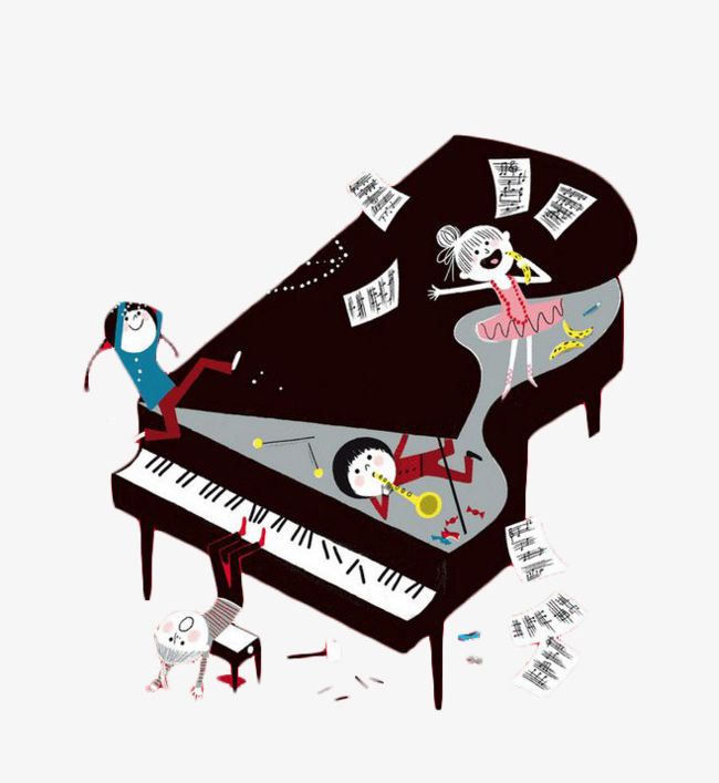 Cartoon Piano PNG, Clipart, Cartoon Clipart, Music, Piano, Piano Clipart, Play Free PNG Download