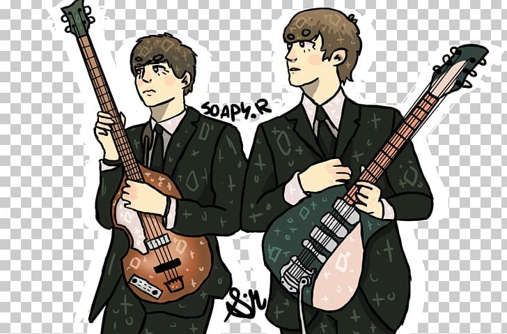 Electric Guitar Musician Lennon And Mccartney: Piano Play-Along The Beatles PNG, Clipart, Bass Guitar, Beatles, Cartoon, Deviantart, Electric Guitar Free PNG Download