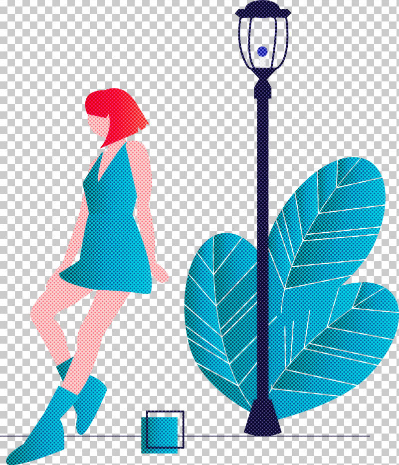 Modern Girl PNG, Clipart, Modern Girl, Plant, Turquoise Free PNG Download