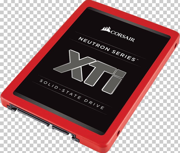 Laptop Solid-state Drive Serial ATA Corsair Neutron Series XTi Internal Hard Drive SATA 6Gb/s 2.5" 1.00 5 Years Warranty 4800000000.00 Multi-level Cell PNG, Clipart, Brand, Computer Component, Corsair, Corsair Components, Data Storage Free PNG Download