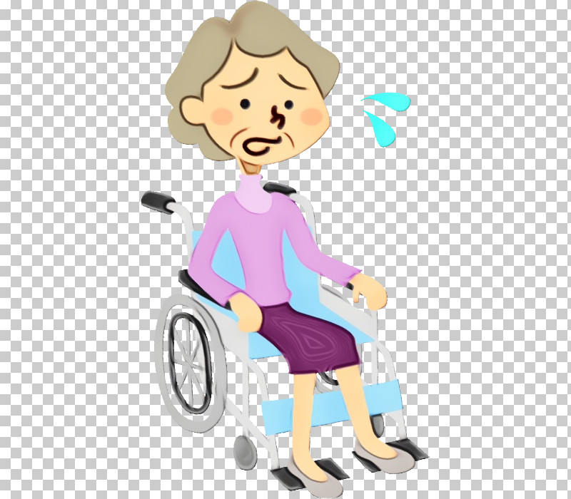 Wheelchair Cartoon Riding Toy Sitting Child PNG, Clipart, Cartoon, Child, Paint, Riding Toy, Sitting Free PNG Download