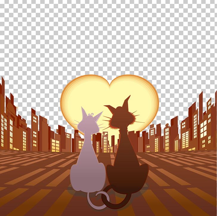 Cats Photography Illustration PNG, Clipart, Cartoon, City, Computer Wallpaper, Encapsulated Postscript, Happy Birthday Card Free PNG Download