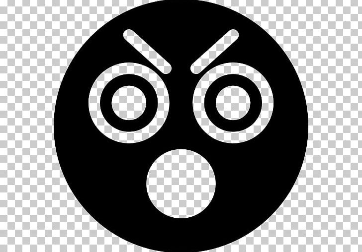 Computer Icons Emoticon Anger Smiley PNG, Clipart, Anger, Black And White, Circle, Computer Icons, Desktop Wallpaper Free PNG Download