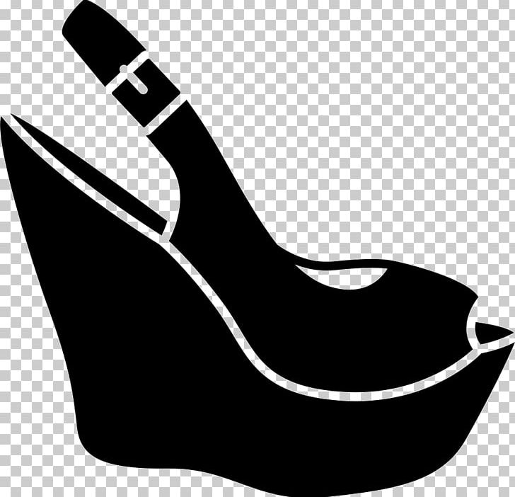 Wedge High-heeled Shoe Strap PNG, Clipart, Black, Black And White, Boot, Clothing, Download Free PNG Download