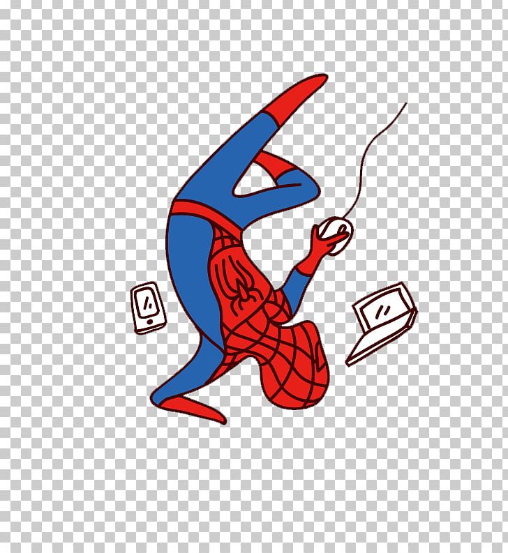 Spider-Man Cartoon Illustration PNG, Clipart, American Comic Book, Area, Art, Blue, Brand Free PNG Download