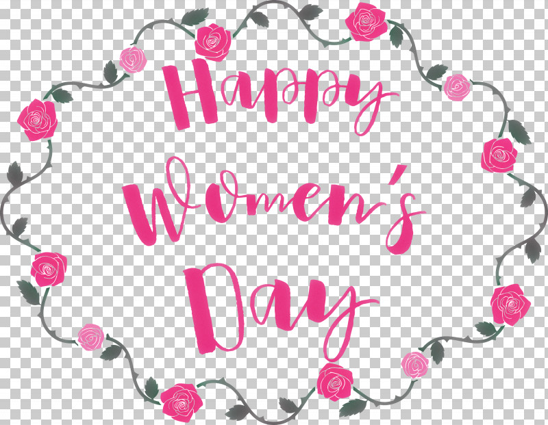 Happy Womens Day Womens Day PNG, Clipart, Floral Design, Happy Womens Day, Holiday, Text, Valentines Day Free PNG Download