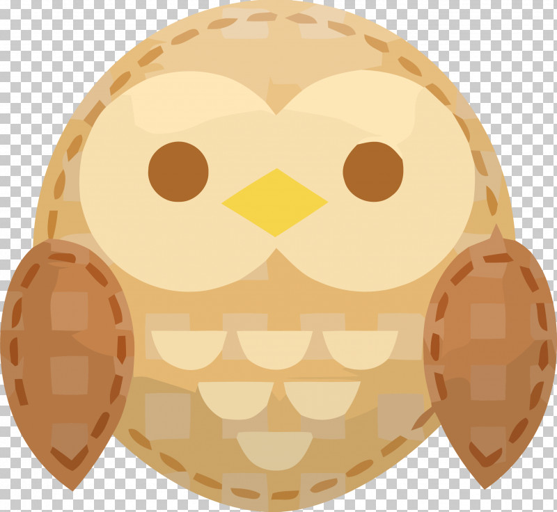 Owl Yellow Bird Of Prey Beige Oval PNG, Clipart, Beige, Bird Of Prey, Cartoon Owl, Cute Owl, Oval Free PNG Download