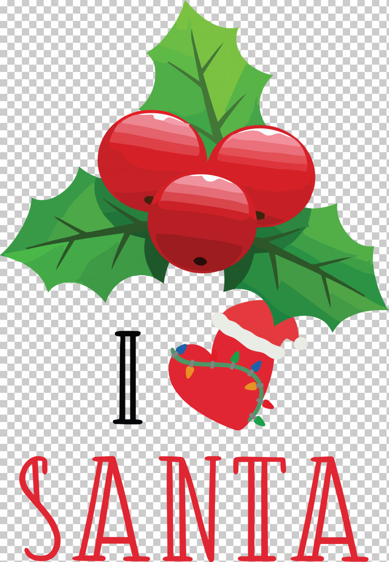 I Love Santa Santa Christmas PNG, Clipart, Black, Christmas, Christmas Day, Heart Santa, Highdefinition Video Free PNG Download