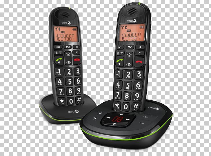 Cordless Big Button Doro PhoneEasy 105wr Duo Visual Call Notificati Cordless Telephone PNG, Clipart, Answering Machine, Caller Id, Cellular Network, Communication Device, Cordless Telephone Free PNG Download