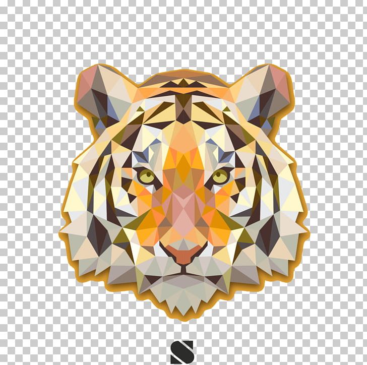 Lion Geometry T-shirt Triangle White Tiger PNG, Clipart, Animals, Art, Bengal Tiger, Big Cats, Carnivoran Free PNG Download