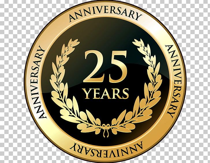 Anniversary Birthday PNG, Clipart, 25th, Anniversary, Badge, Birthday, Brand Free PNG Download