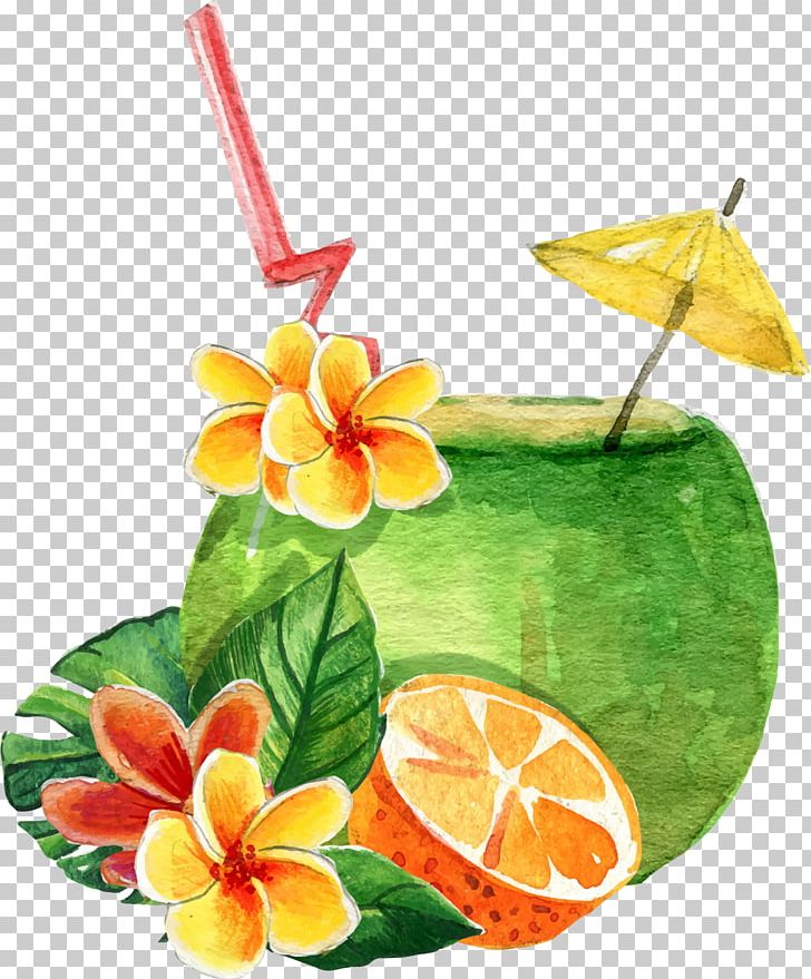 Cocktail Orange Juice Coconut Milk PNG, Clipart, Drink Vector, Encapsulated Postscript, Flower, Flower Arranging, Food Free PNG Download