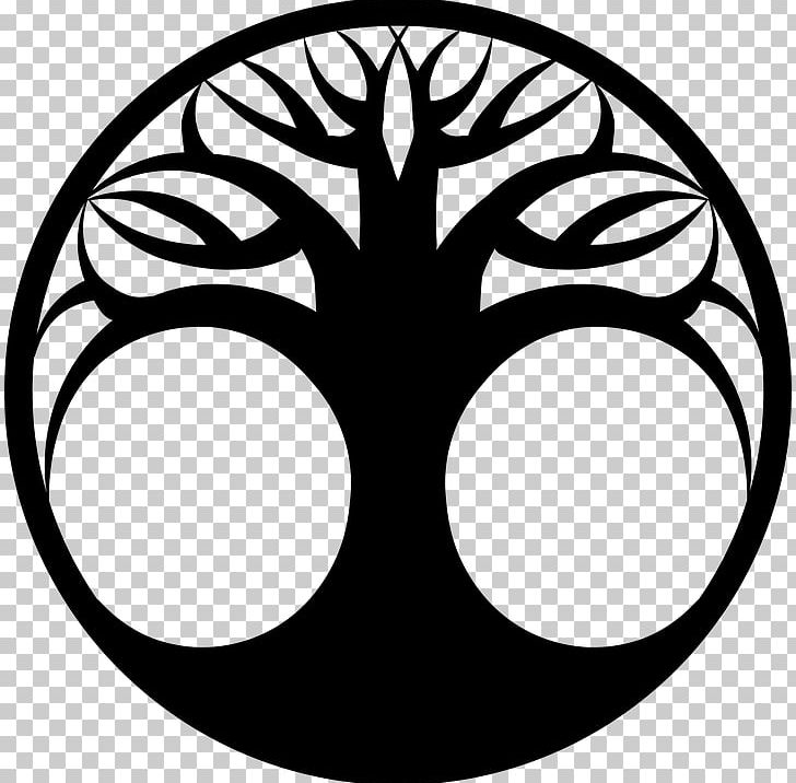 Tree Of Life PNG, Clipart, Black, Black And White, Circle, Drawing, Flower Free PNG Download