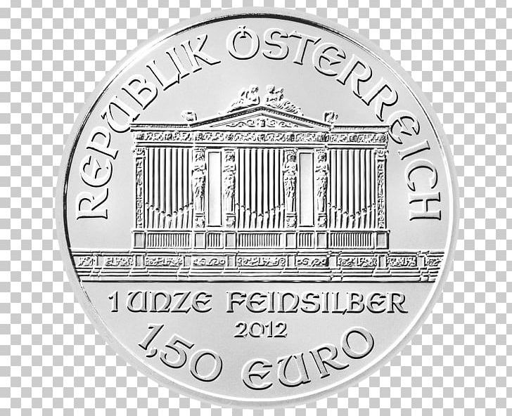 Austrian Silver Vienna Philharmonic Orchestra Platinum Coin PNG, Clipart, 1 Euro Coin, American Platinum Eagle, Austrian Mint, Black And White, Brand Free PNG Download