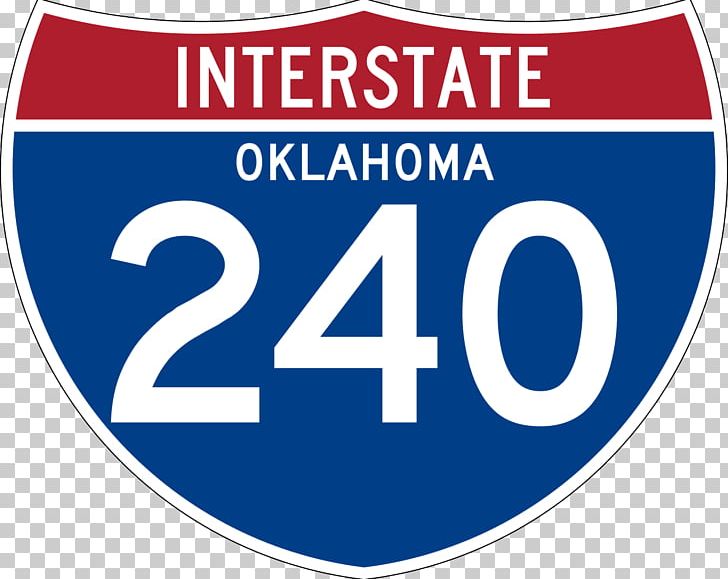 Interstate 235 Interstate 244 Interstate 240 US Interstate Highway System Logo PNG, Clipart, Arabic Numerals, Area, Banner, Blue, Brand Free PNG Download