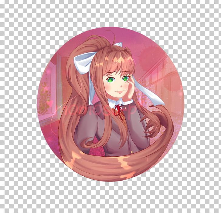 Doki Doki Literature Club! Video Game Glitch Fiction PNG, Clipart, Blog, Brown Hair, Character, Com, Doki Free PNG Download
