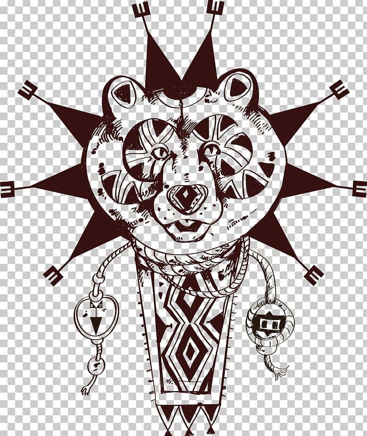 Native Americans In The United States Tattoo Tribe Symbol PNG, Clipart, Americans, Animals, Art, Bear Vector, Black And White Free PNG Download