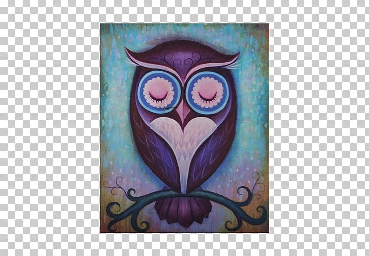 Sleeping Owl Printing Painting Paper PNG, Clipart, Animals, Art, Bird, Bird Of Prey, Canvas Free PNG Download