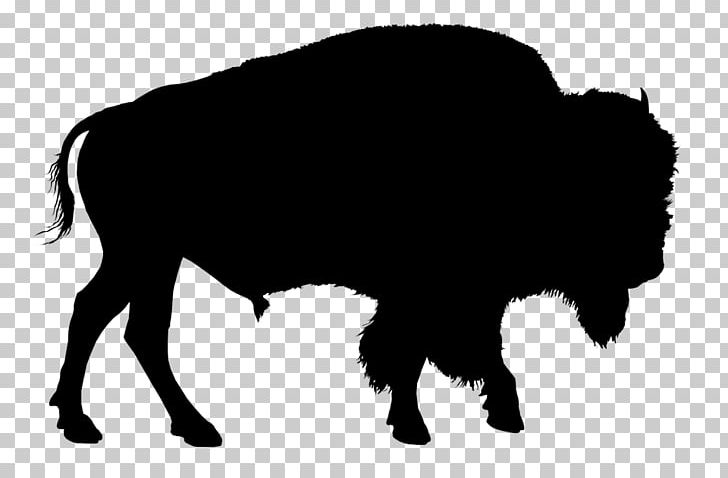 American Bison Muskox Silhouette PNG, Clipart, American Bison, Animals, Bison, Black, Black And White Free PNG Download