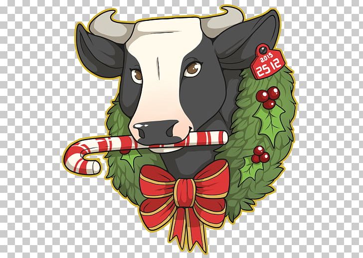 Dairy Cattle Christmas Ornament PNG, Clipart, Cattle, Chirstmas, Christmas, Christmas Decoration, Christmas Ornament Free PNG Download