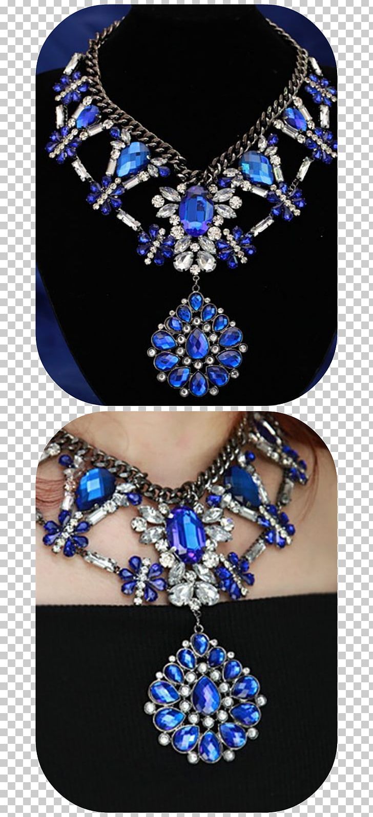 Necklace Bling-bling Jewellery Fashion Chain PNG, Clipart, Blingbling, Bling Bling, Blue, Chain, Cobalt Blue Free PNG Download