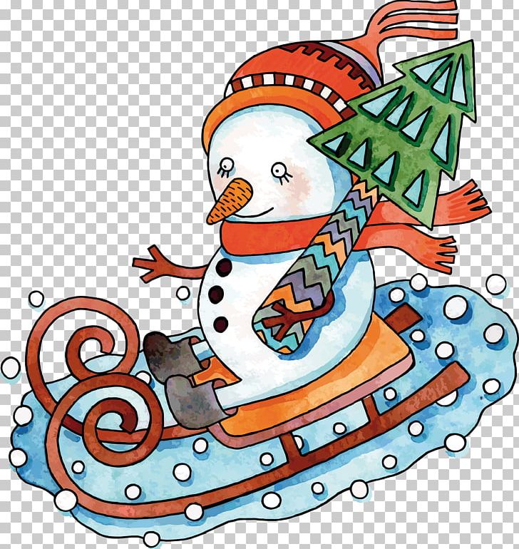 Santa Claus Christmas Snowman PNG, Clipart, Area, Art, Artwork, Beak, Christmas Free PNG Download