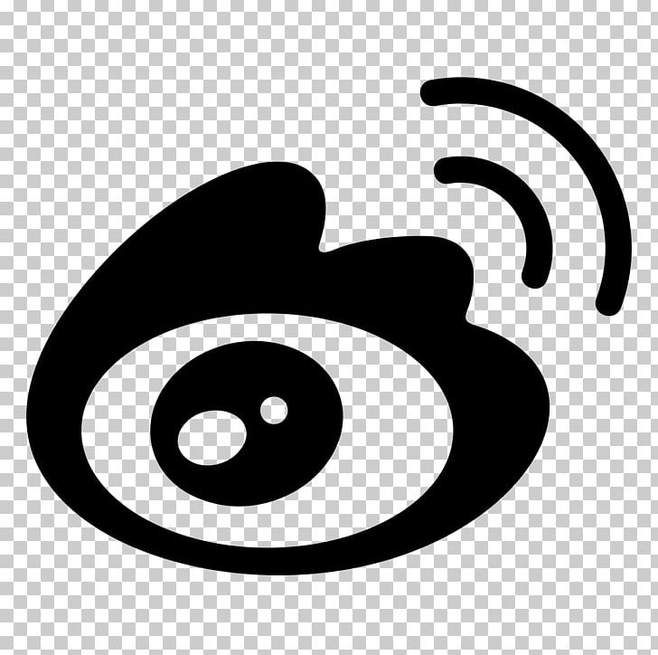 Sina Weibo Computer Icons Tencent Weibo Logo PNG, Clipart, Alila Anji, Black, Black And White, Blog, Circle Free PNG Download