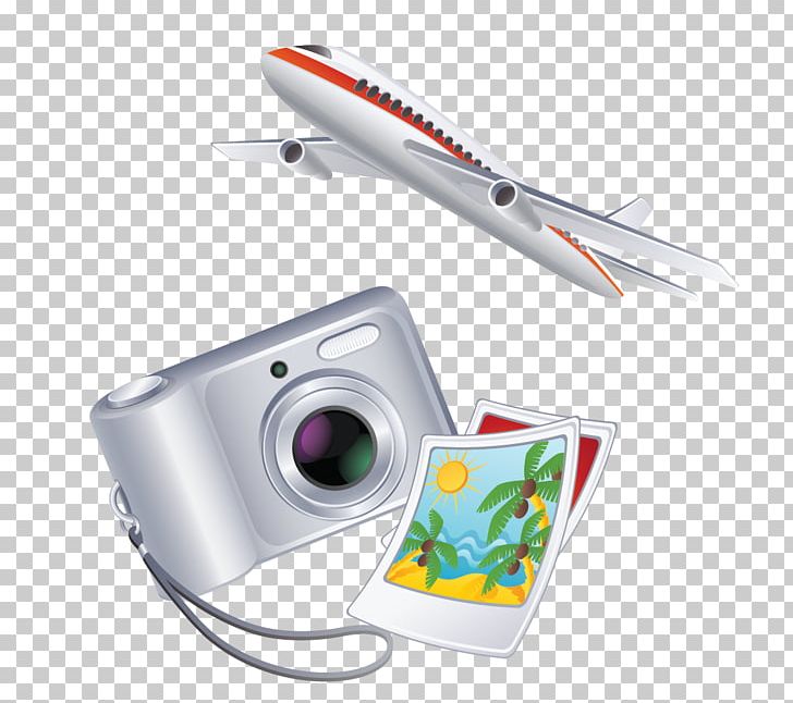 tourist with camera clipart