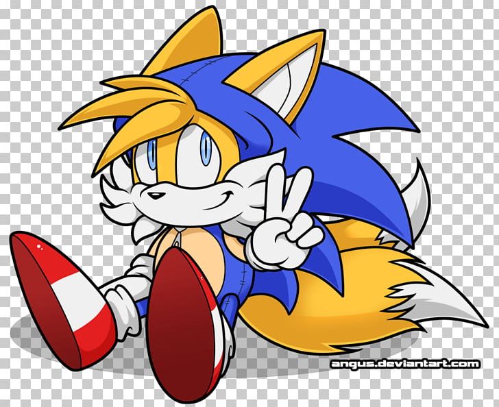 Sonic Chaos Tails Sonic The Hedgehog Sonic & Sega All-Stars Racing Sonic Advance PNG, Clipart, Art, Artwork, Cartoon, Fiction, Fictional Character Free PNG Download