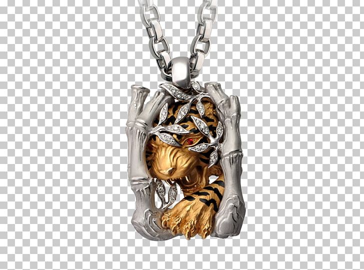 Tiger Necklace Jewellery Charms & Pendants Earring PNG, Clipart, Animals, Bitxi, Chain, Charms Pendants, Clothing Accessories Free PNG Download