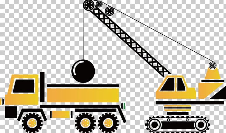 Architectural Engineering Heavy Equipment Crane Excavator PNG, Clipart, Adobe Illustrator, Angle, Area, Brand, Construction Site Free PNG Download