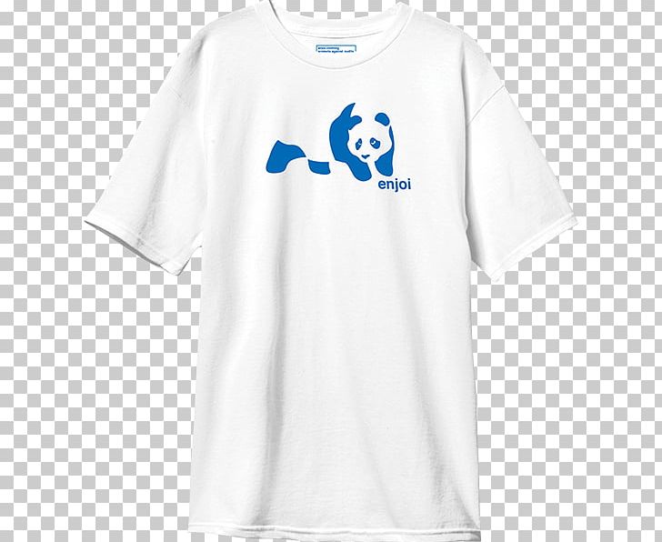 T-shirt Enjoi Giant Panda Skateboarding PNG, Clipart, Active Shirt, Blue, Brand, Clothing, Enjoi Free PNG Download