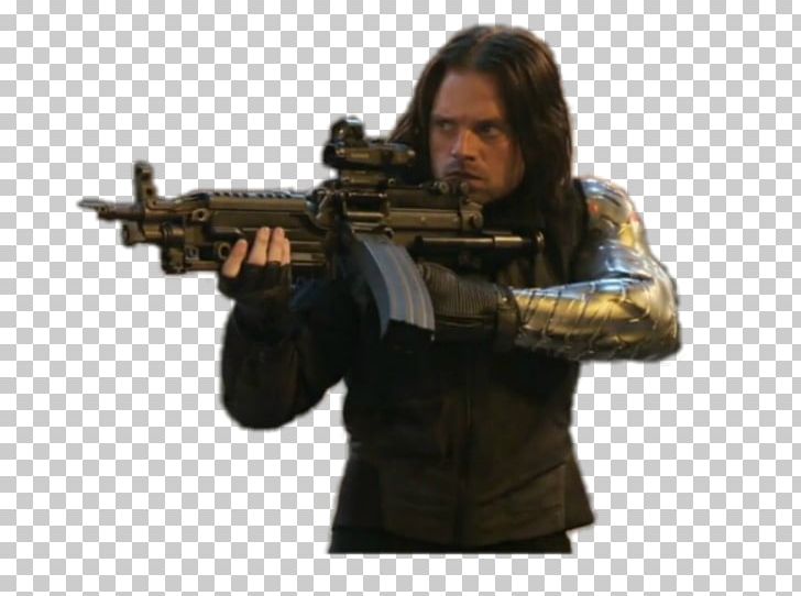 Bucky Barnes Captain America M249 Light Machine Gun Spider-Man PNG, Clipart, Airsoft, Airsoft Gun, Assault Rifle, Avengers Infinity War, Internet Movie Firearms Database Free PNG Download